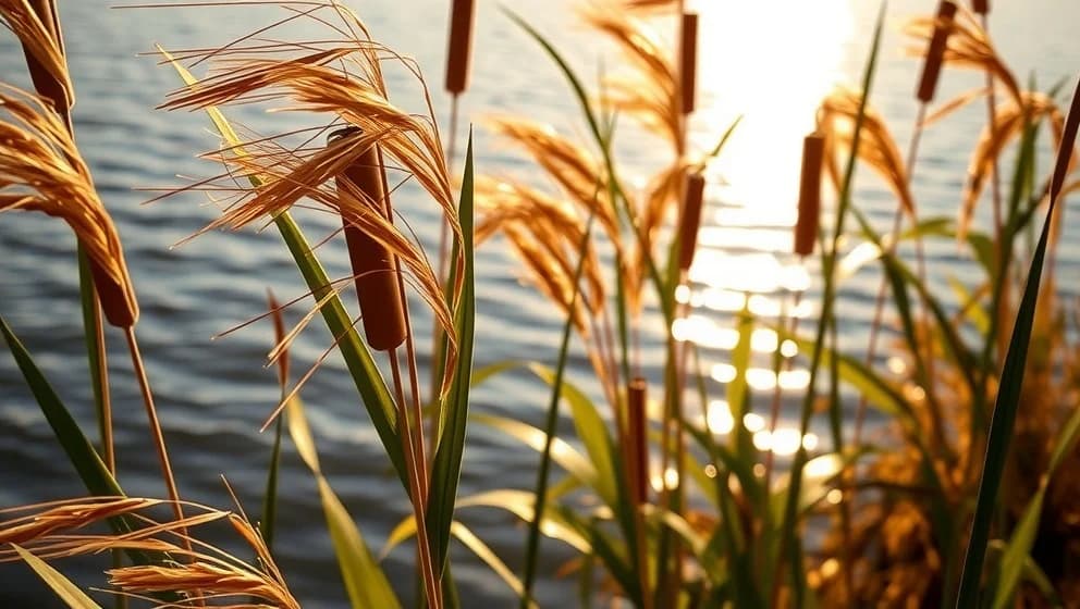 Det susar i säven när vinden blåser