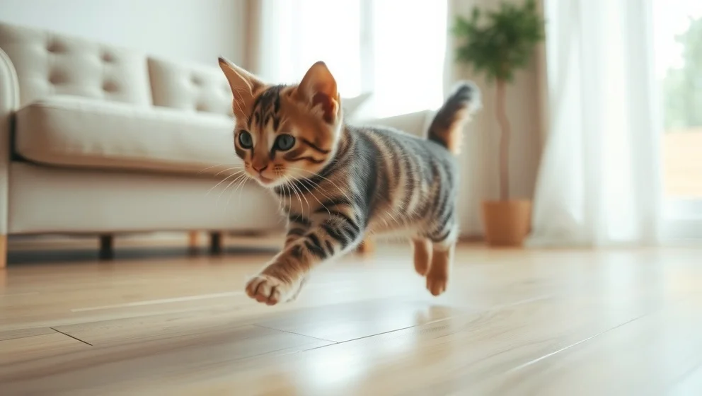 Hur länge löper en katt första gången