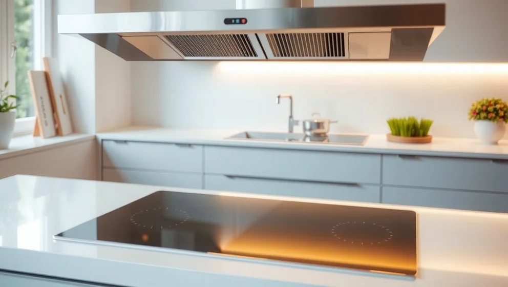 Induktionshäll med inbyggd fläkt förklarad