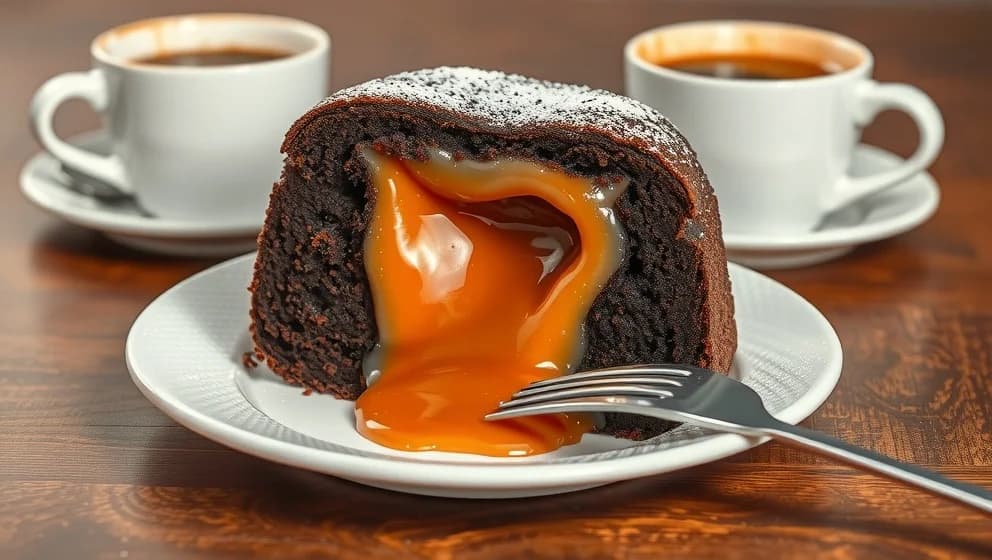 Kladdkaka med dulce de leche från Fredriks fika